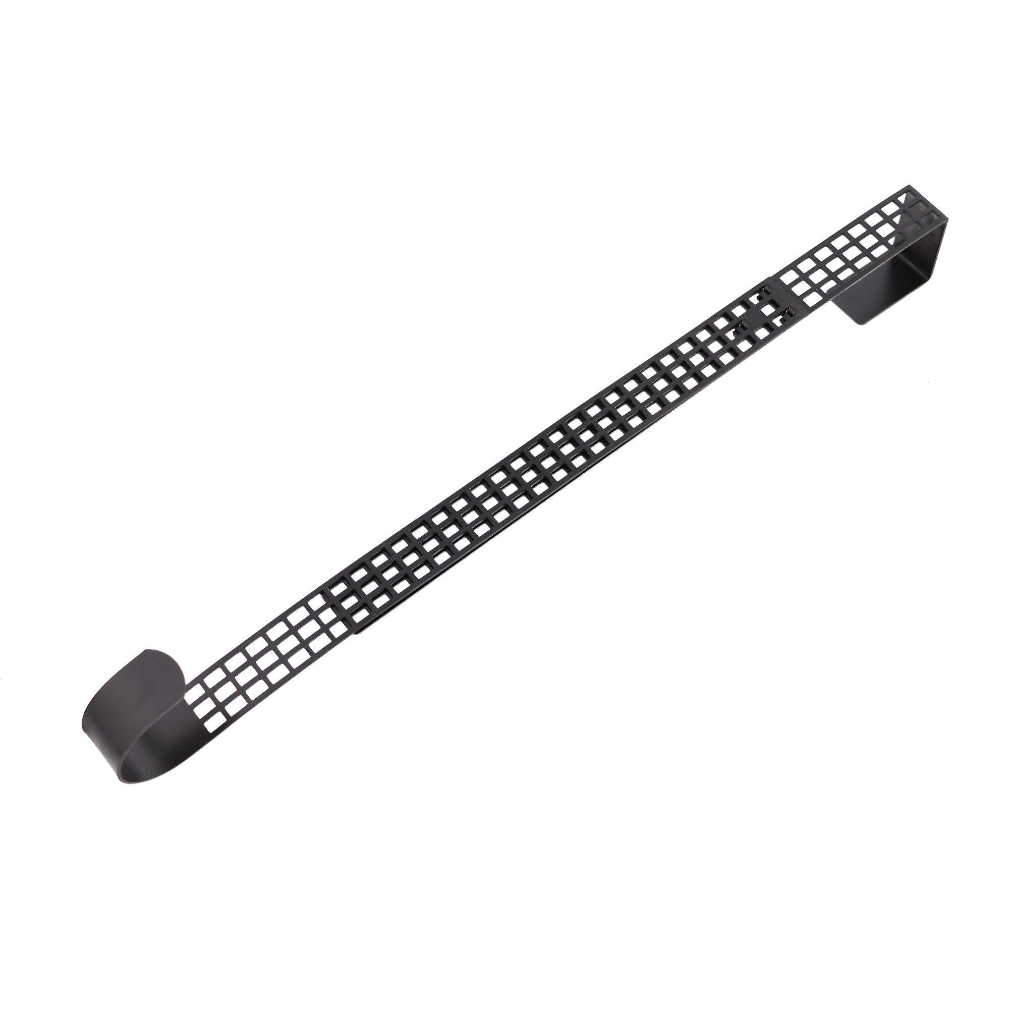 Haute Decor Hook & Lattice Matte Black Wreath Hanger